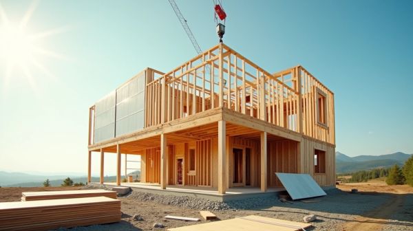 Panneaux préfabriques maison ossature bois : rapidité et efficacité pour vos constructions