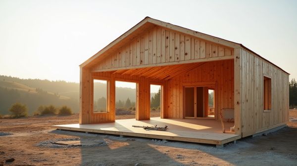 Panneaux préfabriques maison ossature bois : rapidité et efficacité pour vos constructions