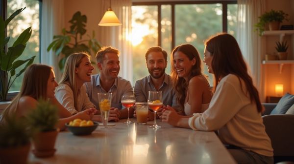 Réussir une soirée cocktails entre amis sans stress